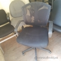 Black Mesh Back Rolling Task Chair w/ Fixed Arms